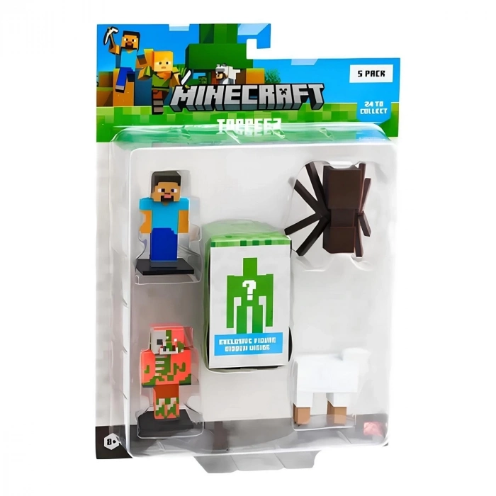ÇOK SATAN Minecraft 3D Figür Toppeez 5li