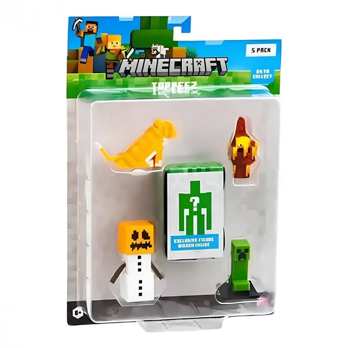 ÇOK SATAN Minecraft 3D Figür Toppeez 5li
