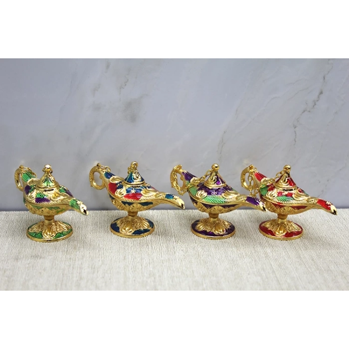 ÇOK SATAN Mineli Metal Alaaddin Lambası Model 1