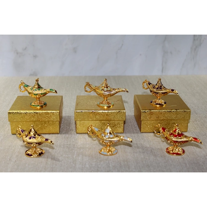 ÇOK SATAN Mineli Metal Alaaddin Lambası Model 2