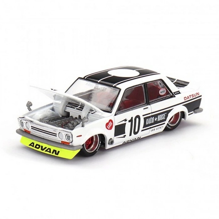 ÇOK SATAN Mini GT 1/64 KaidoHouse Datsun 510 Street Team XMM V1