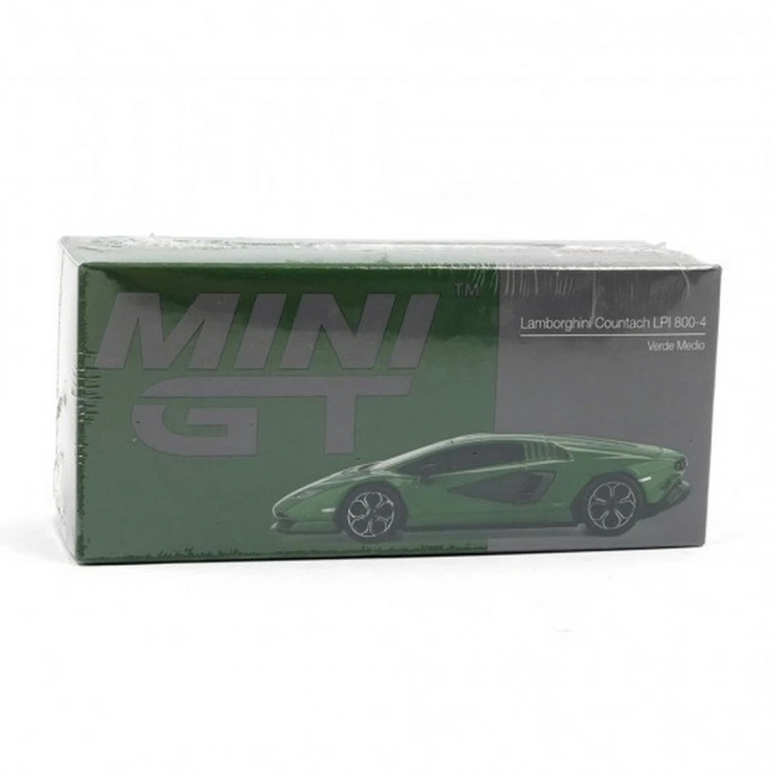 ÇOK SATAN Mini GT 1/64 Lamborghini Countach LPI 800-4 Verde Medio
