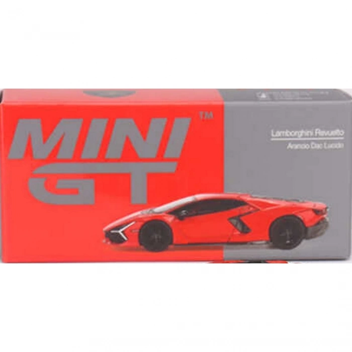 ÇOK SATAN Mini GT 1/64 Lamborghini Revuelto Arancio Dac Lucido