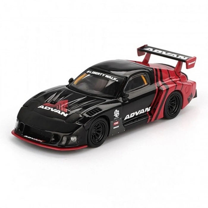 ÇOK SATAN Mini GT 1/64 Mazda RX-7 LB-Super Silhouette Advan