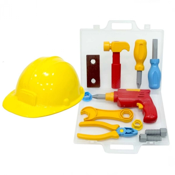 ÇOK SATAN Minik Usta Çantalı Baretli Tamir Seti