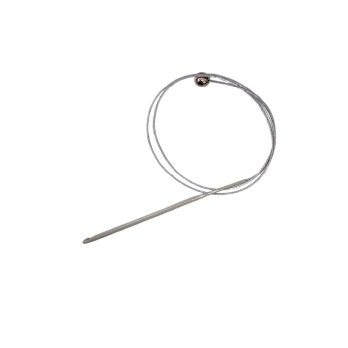 ÇOK SATAN Misinalı Çelik Stoplu Tığ Şiş 6 Numara 60 cm