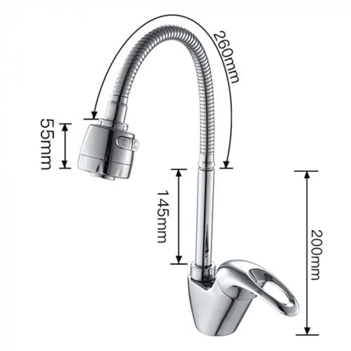 ÇOK SATAN Mix Kuğu Mutfak Evye Batarya Oynar Başlıklı