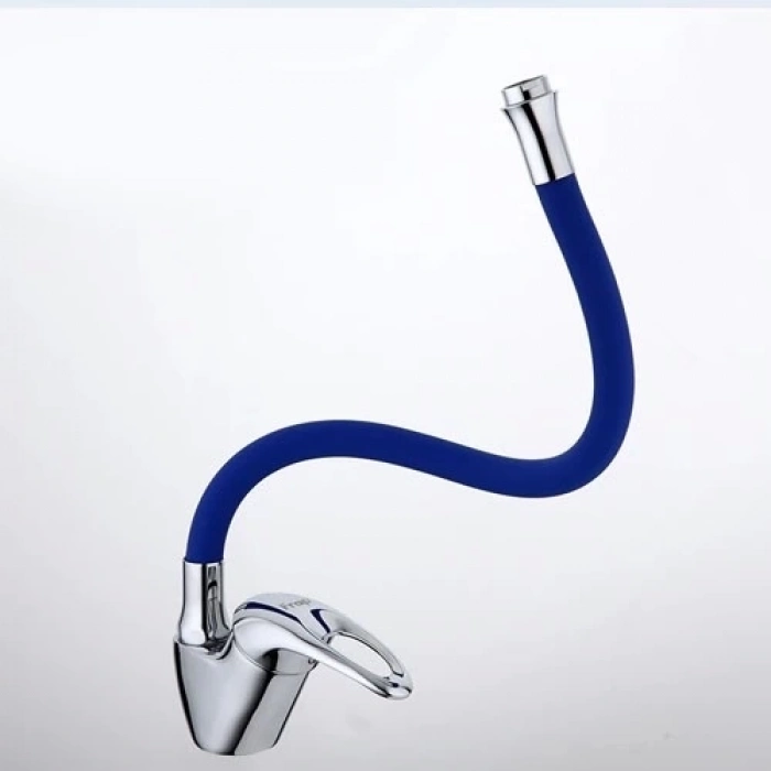 ÇOK SATAN Mix Kuğu Mutfak Evye Bataryası Renkli Oynar Başlıklı Mavi