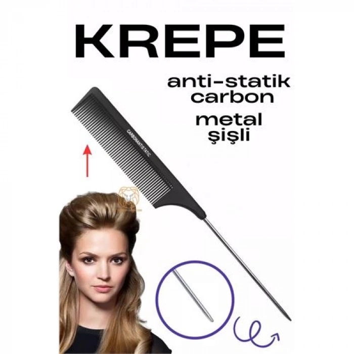 ÇOK SATAN Modacar Krepe Tarağı Metal Şişli Absolute Profesyonel