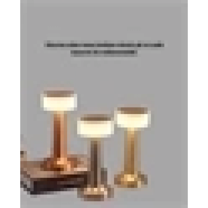 ÇOK SATAN Modern USBli Kablosuz Masa Lambası – Minimalist Tasarım, 3 Farklı Parlaklık