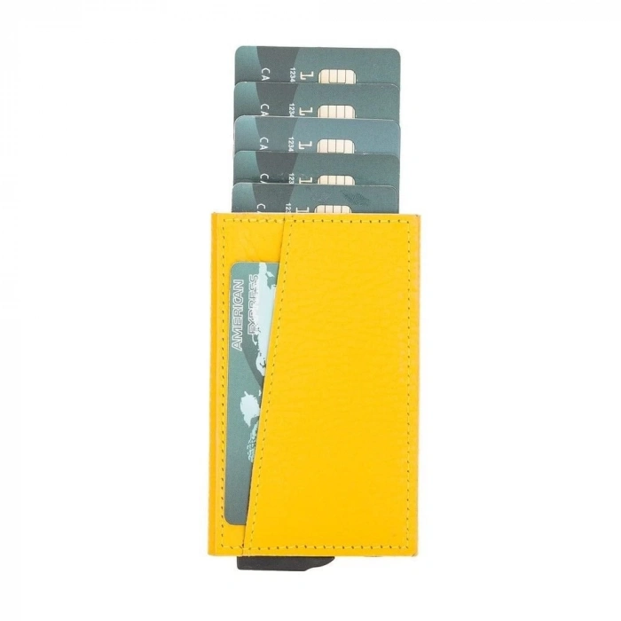 ÇOK SATAN Mondello Magic Deri Kartlık FL12 Sarı
