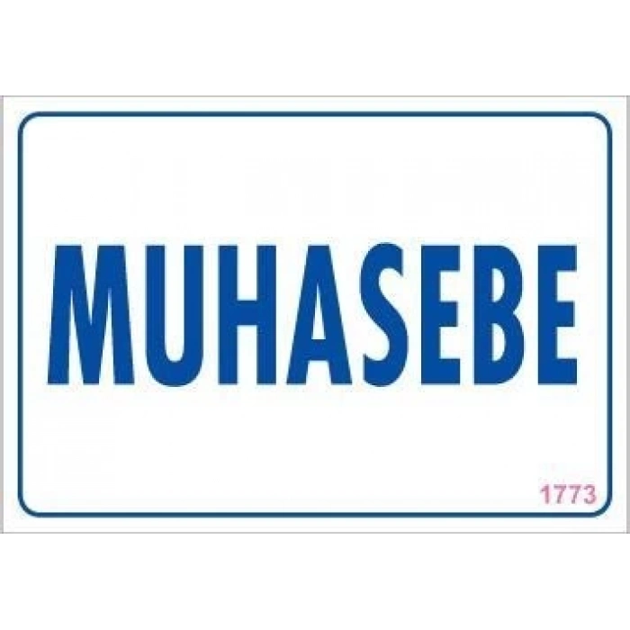 ÇOK SATAN Muhasebe Uyarı Levhası 17,5x25 KOD:1773