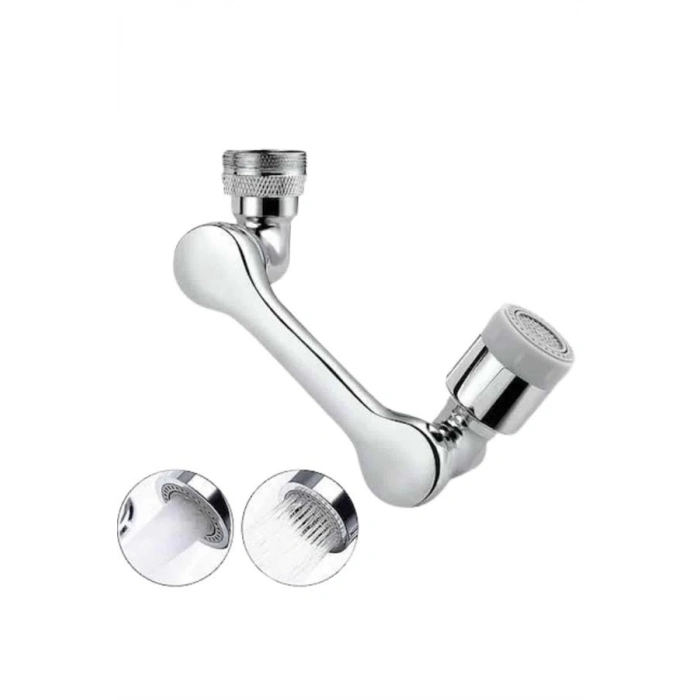 ÇOK SATAN Mutfak Musluk Başlığı 1080 Derece Dönebilir Oynar Başlıklı Musluk Aparatı