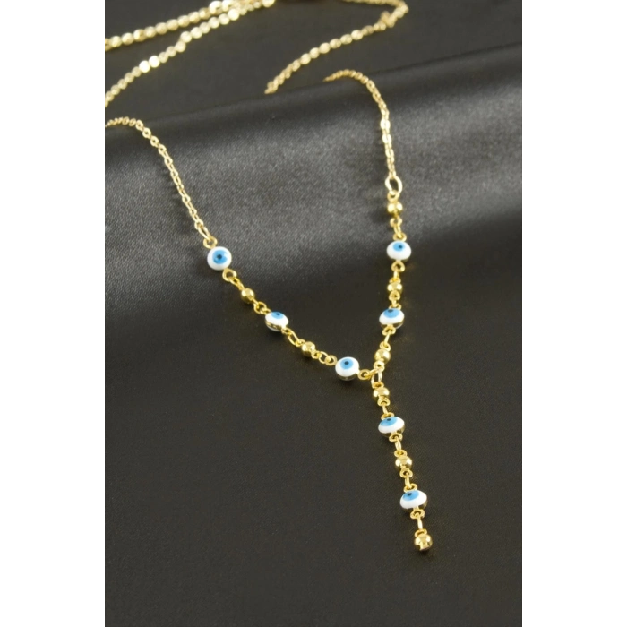 ÇOK SATAN Nazar Mineli Y Kolye