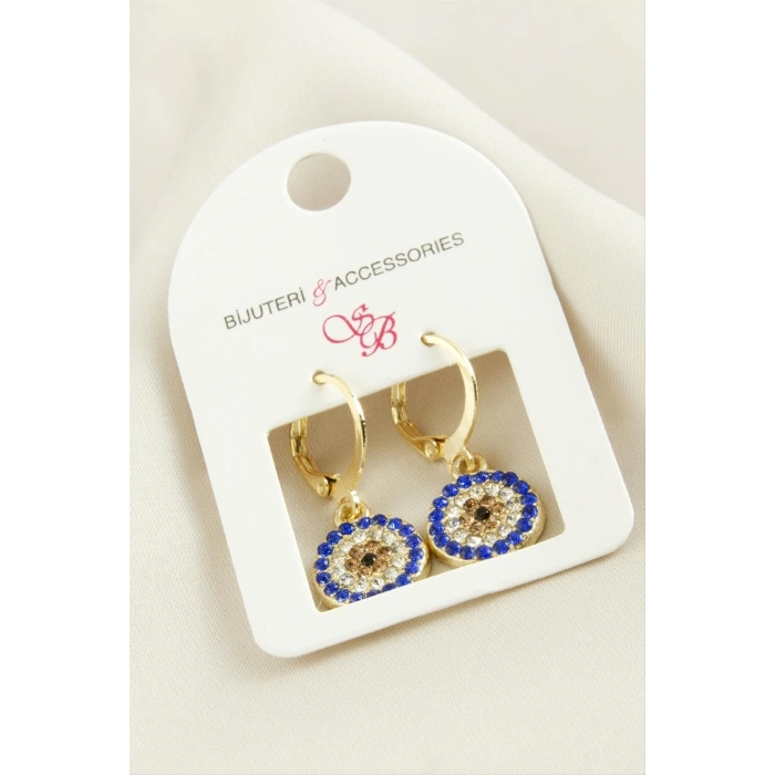 ÇOK SATAN Nazar Taşlı Küpe