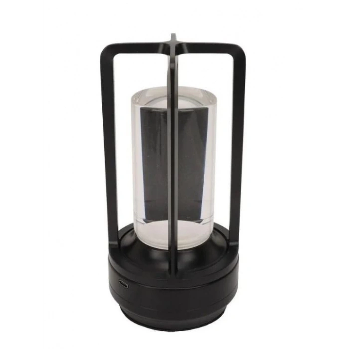 ÇOK SATAN NOAS YL86 1244 Halki Siyah Şarjlı Masa Lambası 3 Renk