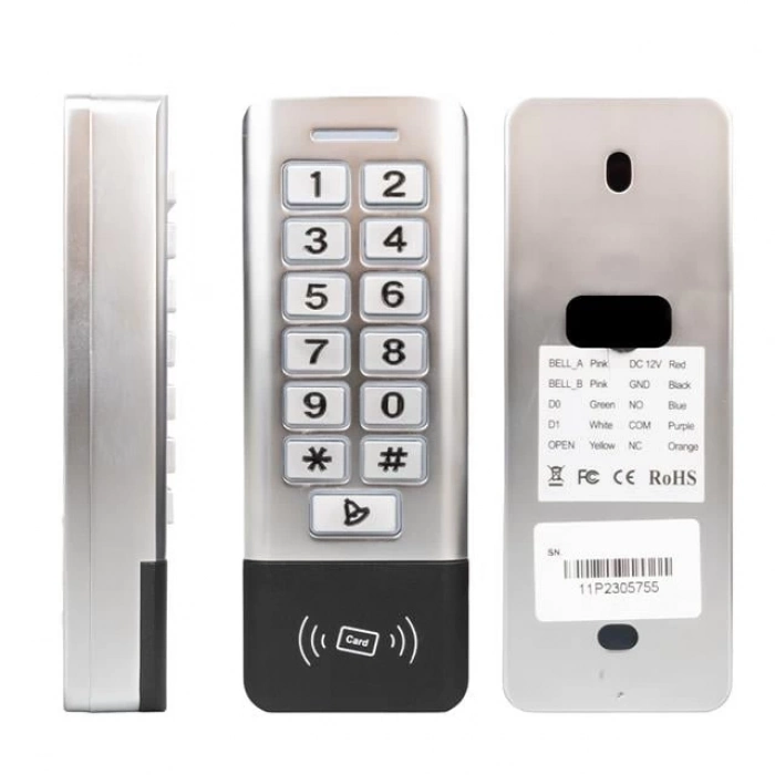 ÇOK SATAN Novacom Nc-ms11p Metal Wp Şifre Matik Kart Okuyuculu Su Geçirmez