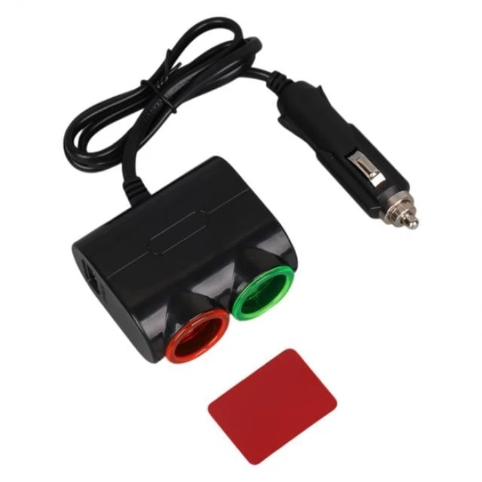 ÇOK SATAN Olesson 1631 12-24v Tek Usb Girişli 120w 80cm Kablolu 2lı Araç Çakmak Çoklayıcı