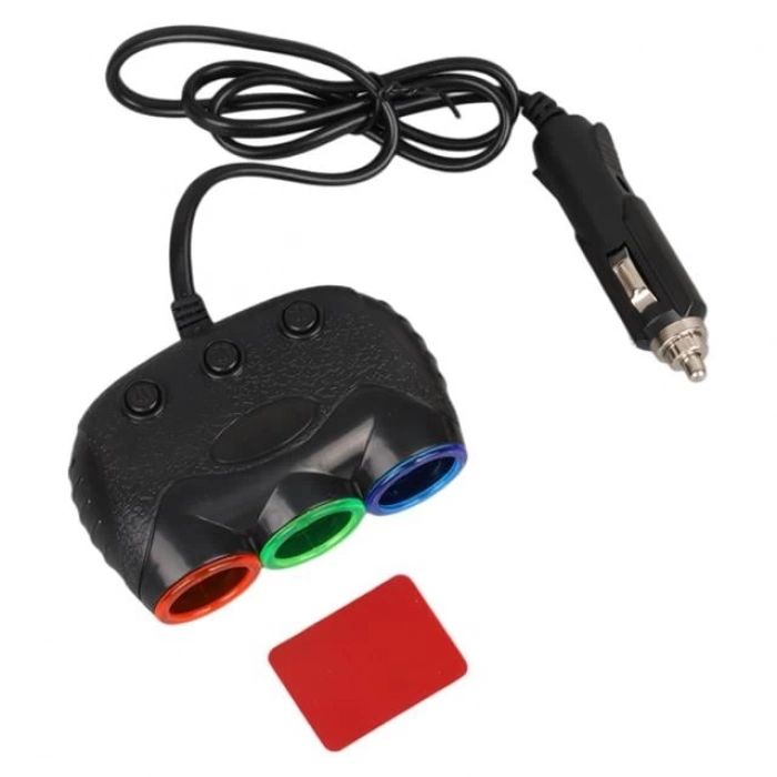 ÇOK SATAN Olesson 1632 12-24v 120w 80cm Kablolu 3lü Araç Çakmak Çoklayıcı