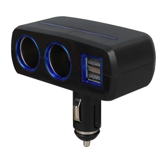 ÇOK SATAN Olesson 1637 12-24v Çift Usb Girişli 120w 2li Araç Çakmak Çoklayıcı