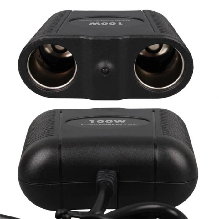 ÇOK SATAN Olesson 1642 12-24v 100w 70cm Kablolu 2li Araç Çakmak Çoklayıcı