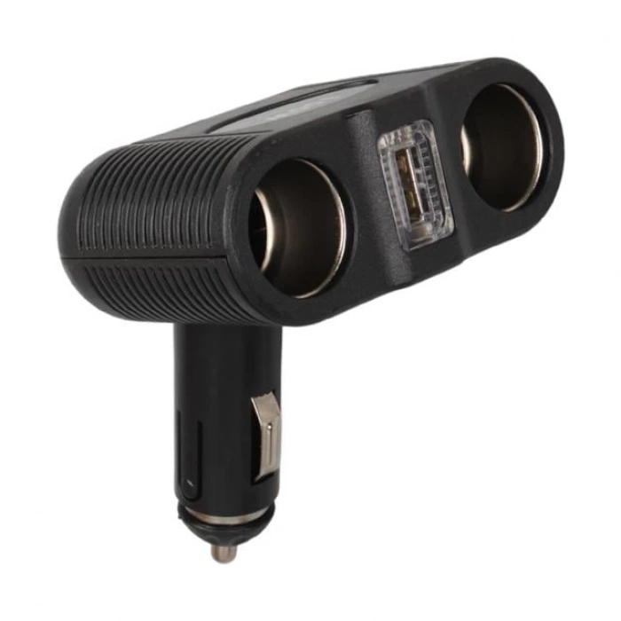 ÇOK SATAN Olesson 1646 12-24v Tek Usb Girişli 100w Çiftli Araç Çakmak Çoklayıcı