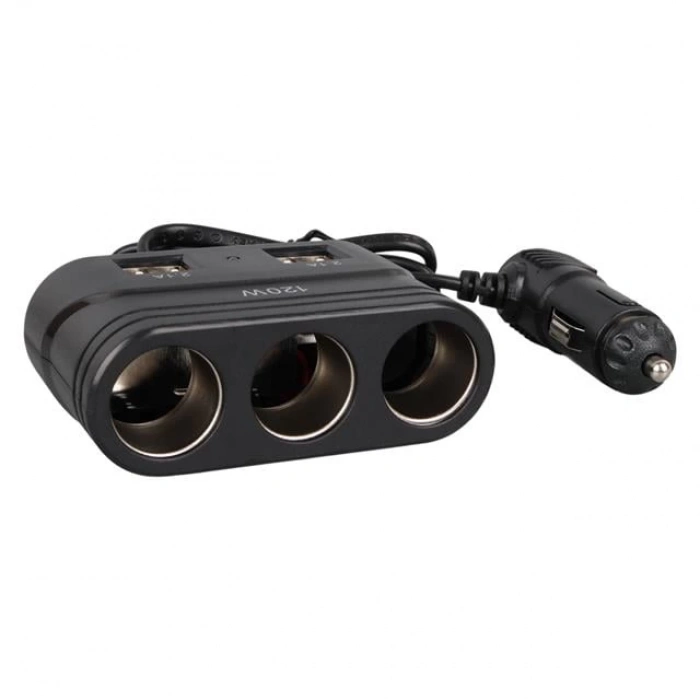 ÇOK SATAN Olesson 1678 12-24v 4 Usb Girişli 120w 80cm Kablolu 3lü Araç Çakmak Çoklayıcı