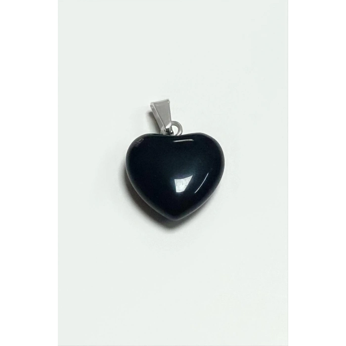 ÇOK SATAN Onix Kalpli Doğaltaş Kolye Ucu Küçük 1,5 cm