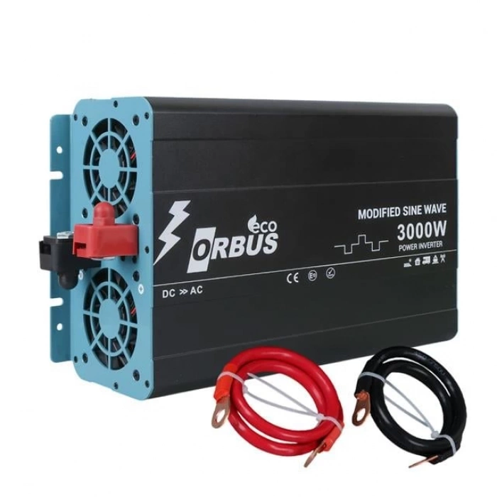 ÇOK SATAN Orbus Orb3000m 12 Volt - 3000 Watt Eco Modified Sinus İnverter