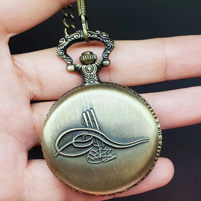 ÇOK SATAN Osmanlı Tuğralı Köstekli Saat