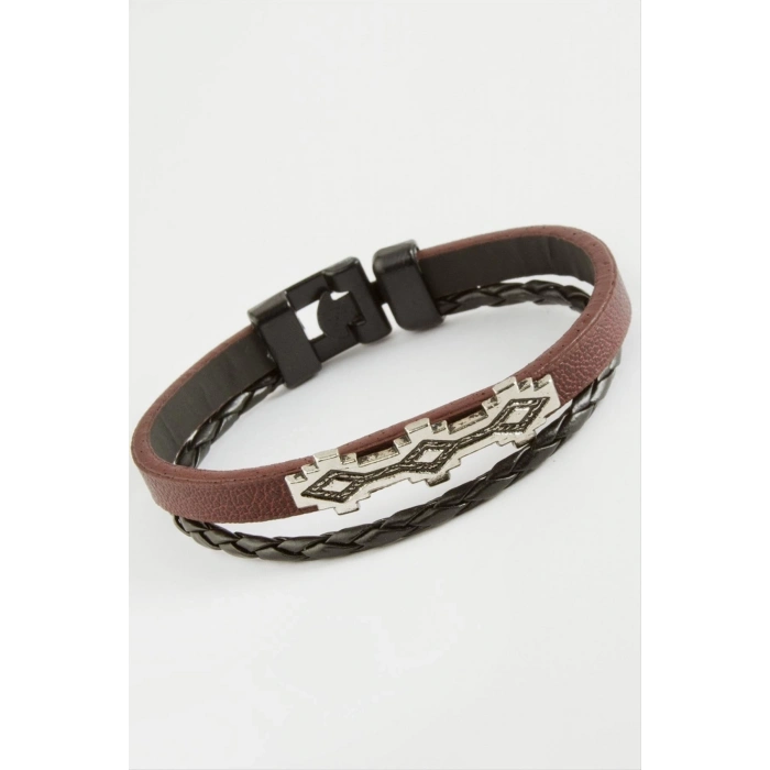 ÇOK SATAN Oval Kaliteli Suni Deri Bileklik