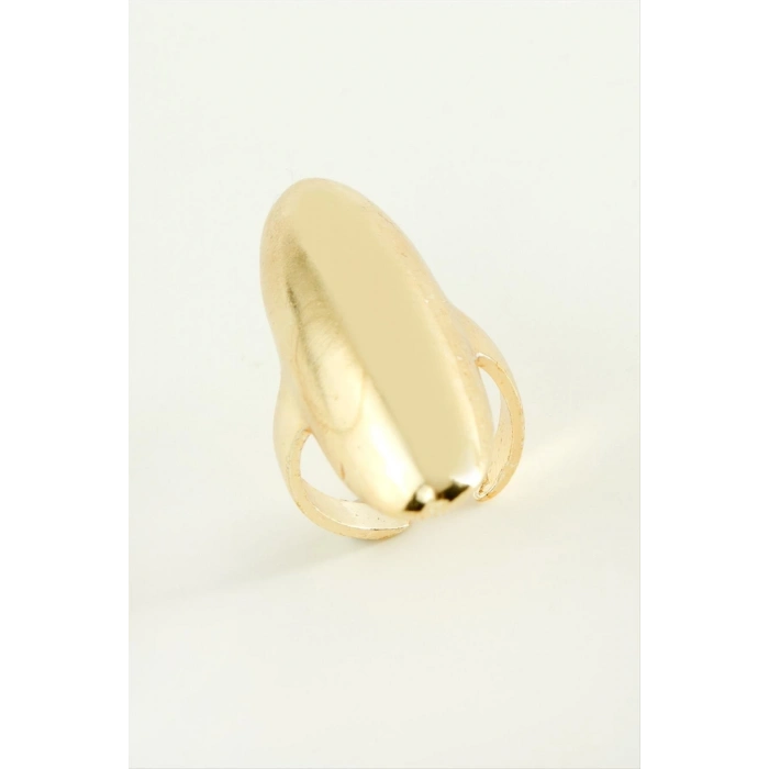 ÇOK SATAN Oval Metal Yüzük