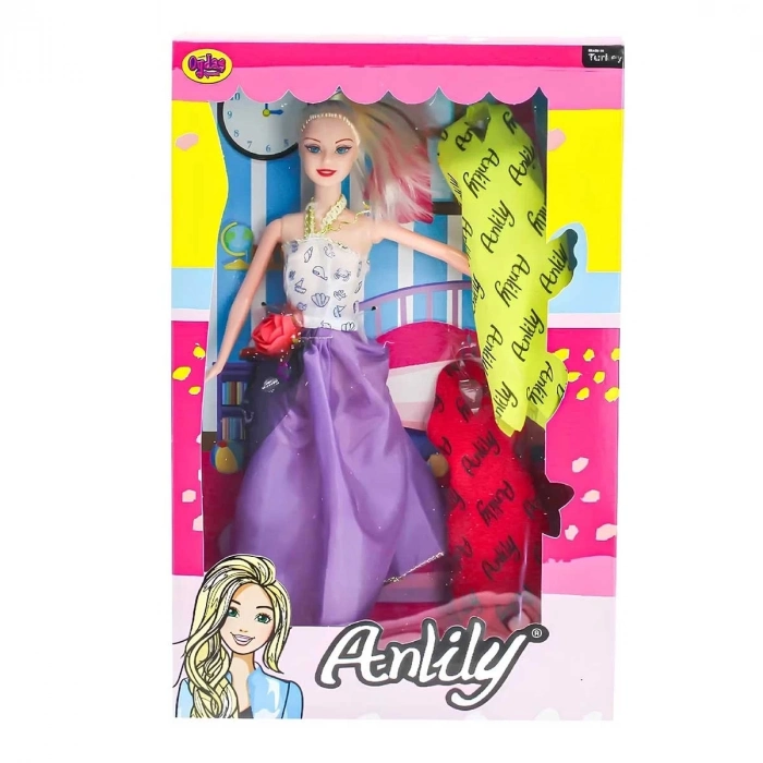 ÇOK SATAN Oydaş Anlily Kutuda 2 Elbiseli Bebek 2252