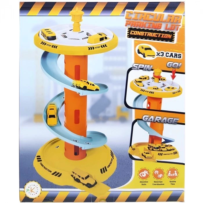 ÇOK SATAN Oyuncak İnşaat Dönen Garaj Seti