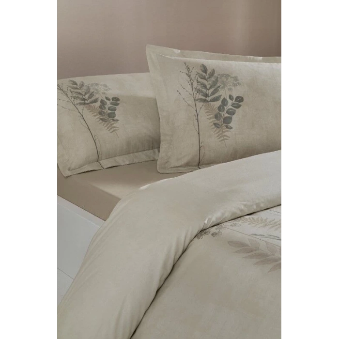 ÇOK SATAN Özdilek Çift Kişilik Ranforce Nevresim Takımı Conium Krem