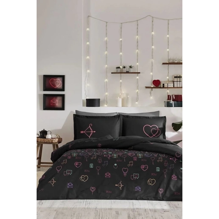 ÇOK SATAN Özdilek Çift Kişilik Ranforce Nevresim Takımı Gleam Love