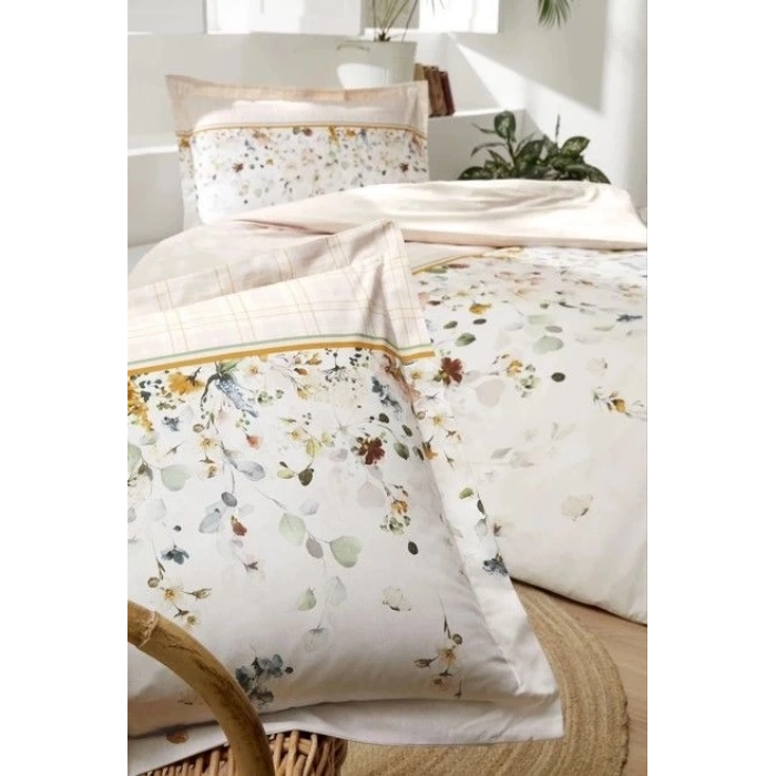 ÇOK SATAN Özdilek Çift Kişilik Ranforce Nevresim Takımı Marigold Krem