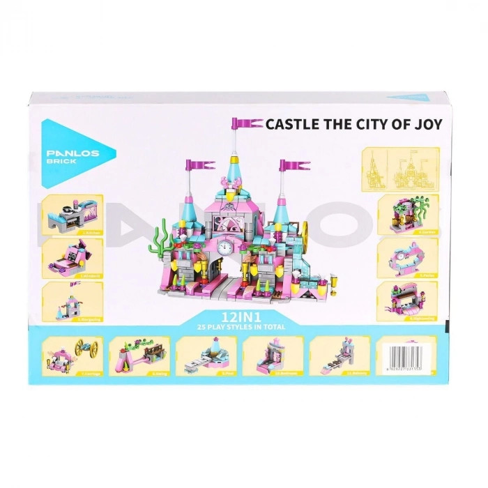 ÇOK SATAN P633012 Panlos Tuğla Şehri 556 Parça Blok Seti -Vagon life