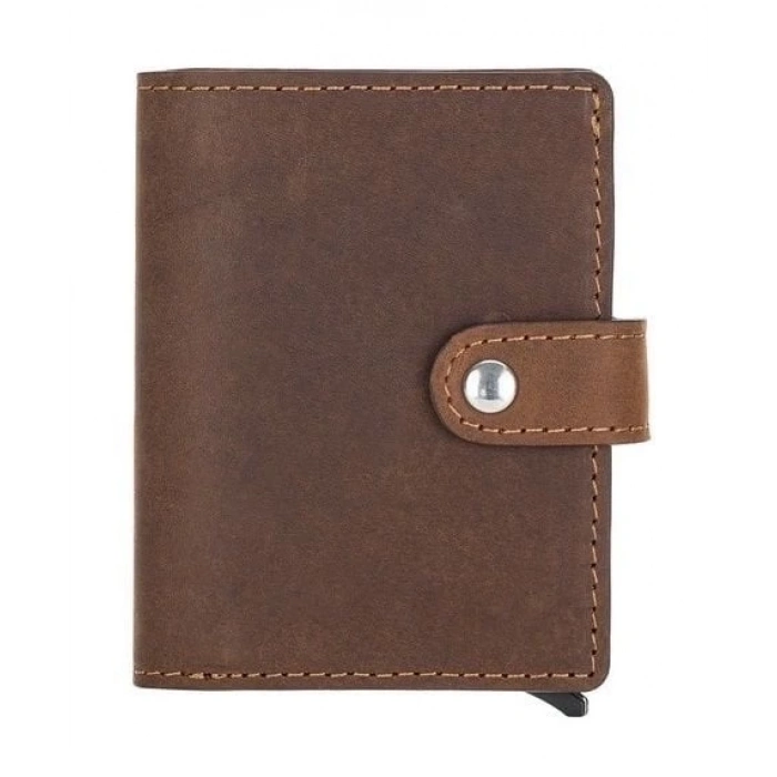 ÇOK SATAN Palermo Deri Cüzdan Kartlık Mekanizmalı G2 Kahve