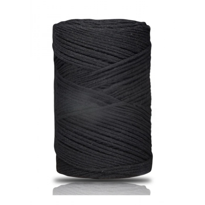 ÇOK SATAN Pamuk Makrome 2 mm Siyah