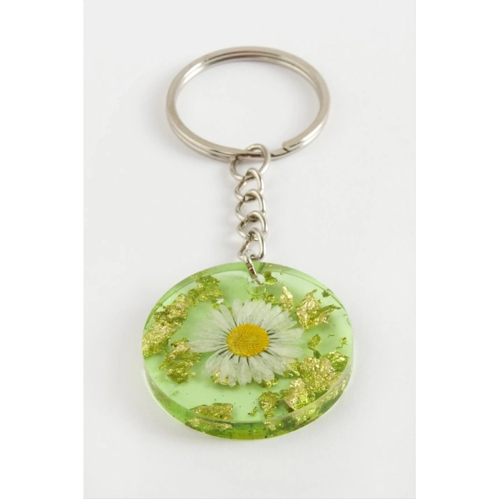 ÇOK SATAN Papatya Epoksi Anahtarlık