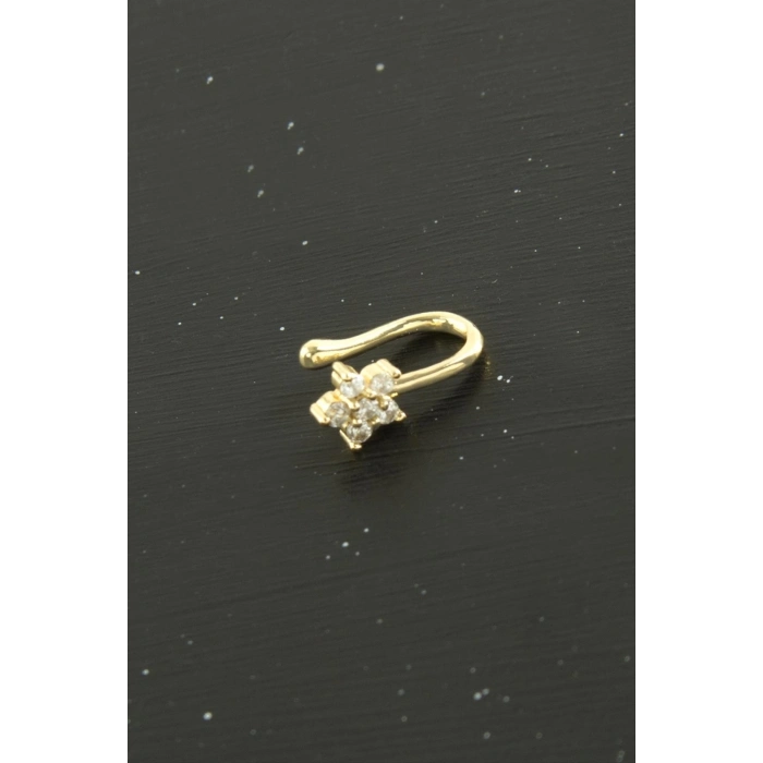 ÇOK SATAN Papatya Tragus Zirkon Taşlı Piercing 1 Adet