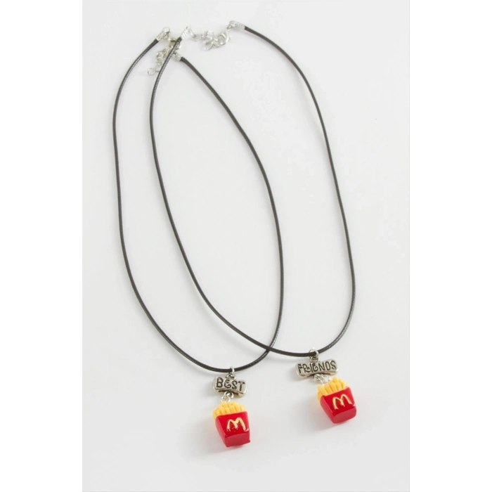 ÇOK SATAN Patates Arkadaşlık Kolyeleri (Çift Kolye)