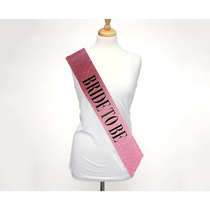 ÇOK SATAN Pembe Bride To Be Kuşak Kemer