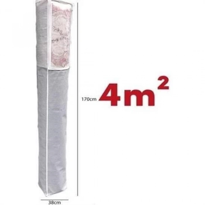 ÇOK SATAN Pencereli Halı Hurcu Toz geçirmez Sağlam Dayanıklı Hurç Organizer 4m²