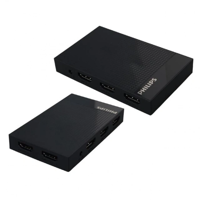 ÇOK SATAN Philips Swv9023b/93  4k Hdmı Splitter 1 Giriş - 4 Çıkış Ultra Hd Görüntü Dağıtıcı