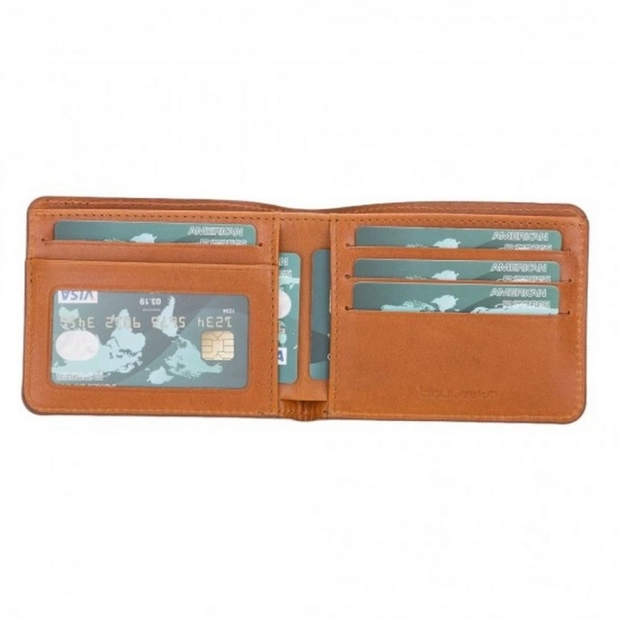 ÇOK SATAN Pier Deri Erkek Cüzdan RST2EF Taba