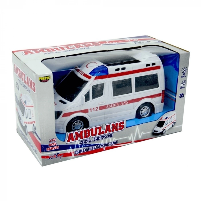 ÇOK SATAN Pilli Sesli ışıklı  112 Ambulans Oyuncak