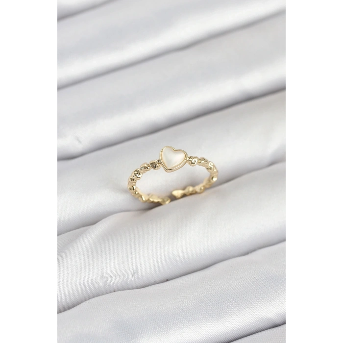 ÇOK SATAN Pirinç Gold Renk Kalpli Model Kadın Yüzük