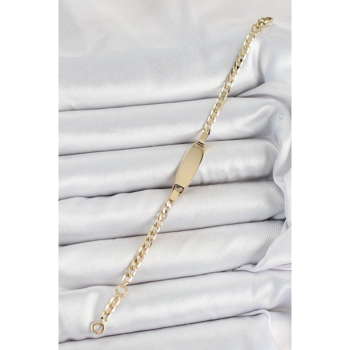 ÇOK SATAN Pirinç Oval Model Gold Renk Xuping Bebek Künyesi